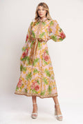 Botanical Garden Midi Dress
