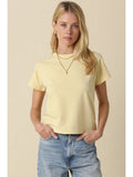 Classic Crewneck T-Shirt | Butter Yellow