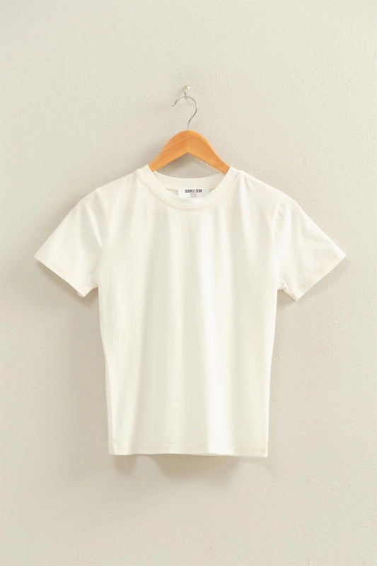 Mineral Washed Crew Neck Tee